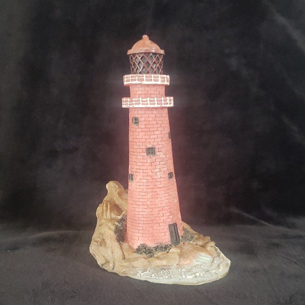 Vintage Resin Lighthouse Figurine Unbranded